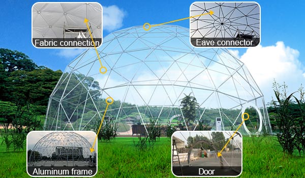 SHELTER Geodome Tent - Event Domes - Half Dome Structures - Grodesic-Dome-Tent-1