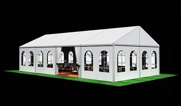 10x20m - SHELTER Wedding Hall - Luxury Party Tent with Glass Window - Reception Catering Tent - M Series-