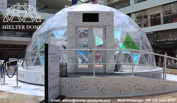 domo cúpula - carpa iglú geodésica para eventos de actividades comerciales - domos precios - domos geodesicos chile - mexico - españa - Colombia