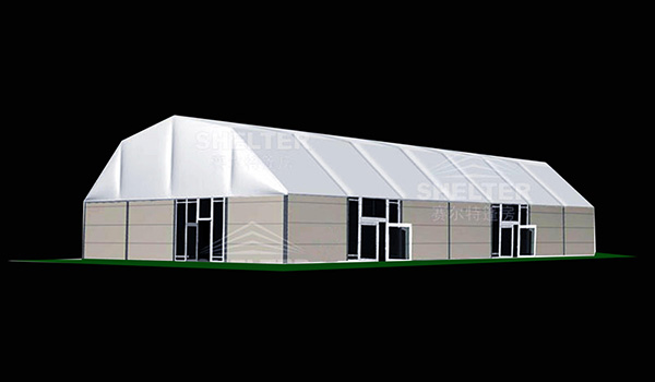 20x35m - SHELTER Sporting Structures - Temporary Court Canopy - Sport Tent-