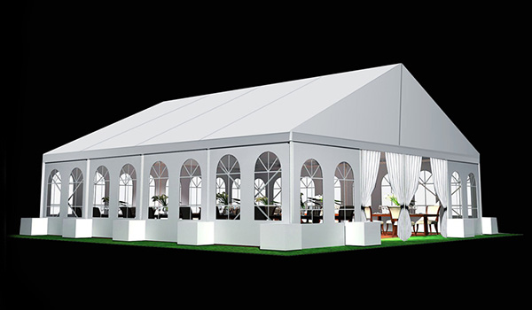 12x12m - SHELTER Wedding Hall - Luxury Party Tent with Glass Window - Reception Catering Tent - G Series-