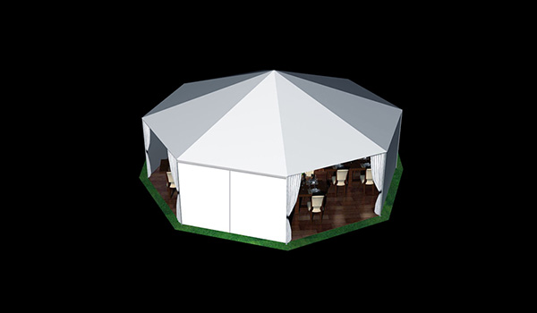 8m - SHELTER Multi Side Canopy - Hajj Tent - Raj Marquee - Polygonal Tent-