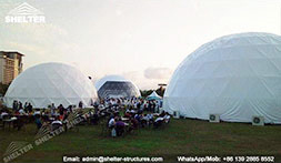 domo geodesica de 10m 15 mts 30 metros para eventos de 250 - 300 perosonas