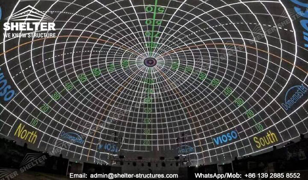 Domo Proyeccion - Domo Multimedia 3D - Domo Educativo - Geometrica domo - cinesphere - Estructuras de domo geodésicas - domo de proyección inmersiva (1)